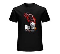 Meat Loaf Heaven Can't WaitT Shirt Casual Round Neck Easy Tee Comfortable Tees Black M