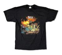 Meat Loaf Monster is Loose 3 Bats Tour (NY Belfast) Black Mens T Shirt New Singer Size L