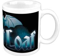 Meat Loaf - Tasse à café "Bat Out Of Hell", Logo RO13187 (Taille unique) (Blanc/Noir/Bleu)
