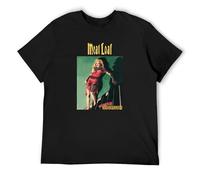 Meat Loaf Welcome to The Neighbourhood Print Unisex T-Shirts Men Tee Cotton Tops Black Shirt 3XL