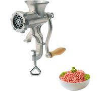 Meat Mincer Size 5,Hole Disc Ø 4.5 Mm,Table Mounting Clamp Incl.,Tin-Plated Steel,Silver,97502260