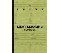 Meat Smoking Log Book: BBQ and Smoker Record Journal for Tracking Temperatures, Cook Times, Wood Types, and Smoking Notes