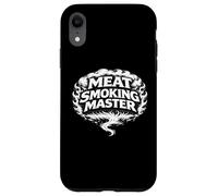 Meat Smoking Master Barbecue Pitmaster Mindset Déclaration Coque pour iPhone XR