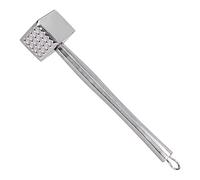 Meat Tenderizer Hammer | Sturdy 304 Stainless Steel with Secure Grip Handle | Double - Sided Steak Hammer for Beef/Chicken/Pork | 27.4oz Kitchen Tool