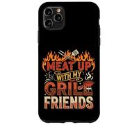 Meat Up with My Grill Friends, Barbecue, Barbecue, soirée Amusante Coque pour iPhone 11 Pro Max