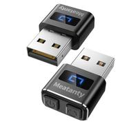 Meatanty Lot de 2 petits agitateurs de souris USB en métal indétectable, shaker automatique avec mode séparé et boutons marche/arrêt, écran de dispositif de déplacement de souris, giggler pour garder