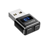 meatanty Métal Mini Mouse Jiggler Mover USB indétectable avec Interrupteur et écran,Shaker Automatique de Souris avec Plusieurs Pistes,sans Pilote,prêt à l'emploi,Garde l'ordinateur Portable éveillé