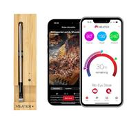 MEATER Plus | Jusqu'à 50m Longue Portée Thermomètre à Viande Intelligent Sans Fil Pour Gril, Four, Cuisine, Barbecue, Rôtissoire avec Connectivité Bluetooth et WiFi