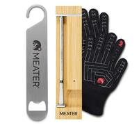 MEATER Pro Bundle: thermomètre à viande intelligent sans fil avec fonction WiFi intégrée, gants de barbecue résistants à la chaleur et décapsuleur, résistant à des températures jusqu'à 550 °C