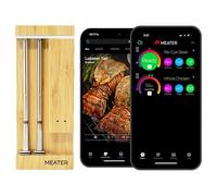 Meater Pro Duo : thermomètre numérique intelligent | Résistance 550 °C | Grande portée | Précision certifiée | BBQ, four, fumoir, friteuse | Plus de 50 recettes