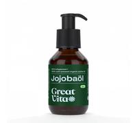 MeaVita Organic Jojoba Oil Gold - 100% pure huile pressée à froid, 1 paquet (1 x 100 ml)