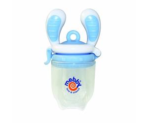 Mebby Porte-Tétine pour Aliments Genius - Bleu - Taille M
