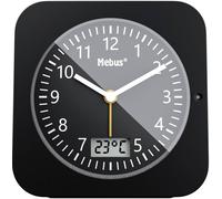 Mebus 25609 radiopiloté(e) Réveil noir
