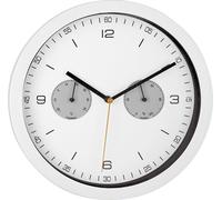 Mebus 52826 Horloge murale et de table Rond Noir, Gris, Blanc