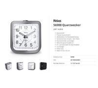 Mebus 56988 à quartz Réveil gris