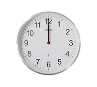 Mebus Funk Wanduhr Ø30cm Aluminium