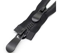 MebuZip 150 cm #15 Grande fermeture éclair en plastique 2 voies divisible, 11 mm