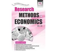 MEC-109 Research Methods in Economics