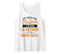 Mec Simple Humour Ile de la Réunion 974 Rhum Vieux Débardeur