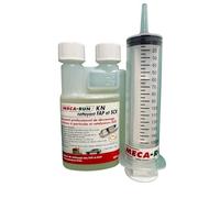 MECA-RUN - KN Nettoyant FAP et SCR - 250ml + Seringue d'injection - Traitement Professionnel de Décrassage des Filtres à Particules et Catalyseurs SCR - MECARUN