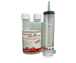 MECA-RUN - KN Nettoyant FAP et SCR - 250ml + Seringue d'injection - Traitement Professionnel de Décrassage des Filtres à Particules et Catalyseurs SCR - MECARUN