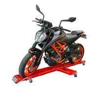 MECA24 Range Moto Rotatif - Chariot Moto -Déplace Moto pour Rangement Moto - Rail Rangement - capacité de Charge 567 kg