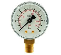 Mecafer 152163 Manomètre ø 50 1/8 m 1/4 m - Modèle aléatoire