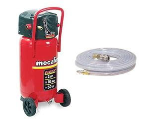Mecafer 425090 Compresseur 50 L 2 hp fifty mecafer & FERM Tuyau à air 10m - avec connexion rapide - pour compresseur