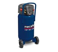 Mecafer Compresseur vertical 425790 50 L coaxial sans huile Bleu