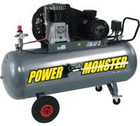 MECAFER Compresseur 150 L 3HP Bicylindre courroie 10 bars Semi Pro PowerMonster - 425200