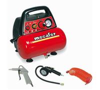 MECAFER Compresseur d'air NEW VENTO 6 L 1,5 CV 8 bar - Avec 3 accessoires