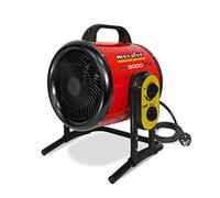 Mecafer mh3000vt Chauffage Atelier Soufflant 3000W Turbo maximum 40m²