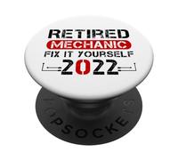 Mécanicien à la Retraite 2022 Fix It Yourself Funny Mechanic PopSockets PopGrip Adhésif