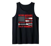 Mécanicien à la retraite Fix It Yourself American Pride Débardeur