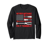Mécanicien à la retraite Fix It Yourself American Pride Manche Longue