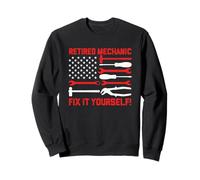 Mécanicien à la retraite Fix It Yourself American Pride Sweatshirt