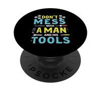 Mécanicien Automobile drôle Atelier mécanique génie PopSockets PopGrip Adhésif