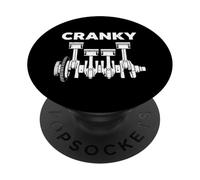 Mécanicien de Voiture Cranky Guy Mécanicien Diesel Réparation de Voiture Guy PopSockets PopGrip Adhésif