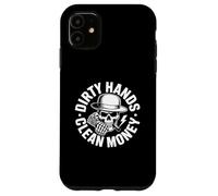 Mécanicien Dirty Hands Clean Car Money Automotive Coque pour iPhone 11