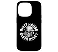Mécanicien Dirty Hands Clean Car Money Automotive Coque pour iPhone 14 Pro