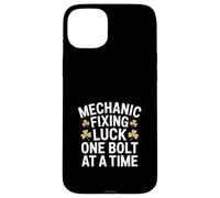 Mécanicien fixant la Chance One Bolt at A Time Humour Coque pour iPhone 15 Plus
