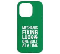 Mécanicien fixant la Chance One Bolt at A Time Humour Coque pour iPhone 15 Pro