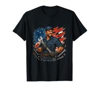 Mécanicien Patriotique américain Éthique de Travail T-Shirt