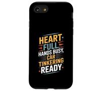 Mécanicien prêt à bricoler Une Voiture, Les Mains Pleines, Les Mains Pleines Coque pour iPhone SE (2020) / 7/8