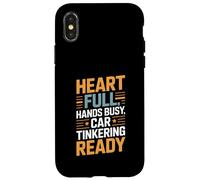 Mécanicien prêt à bricoler Une Voiture, Les Mains Pleines, Les Mains Pleines Coque pour iPhone X/XS