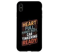 Mécanicien prêt à bricoler Une Voiture, Les Mains Pleines, Les Mains Pleines Coque pour iPhone XS Max