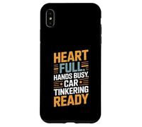 Mécanicien prêt à bricoler Une Voiture, Les Mains Pleines, Les Mains Pleines Coque pour iPhone XS Max
