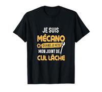 Mécanicien Tu sais que t'es Mécano quand Humour Mécanique T-Shirt