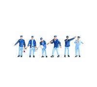 Noch Figurines 15282 – Mécaniciens et conducteurs H0 Époque 3-6 Noir