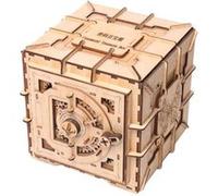 Mécanique 3D Puzzle En Bois Safe Kit Argent Les Banques En Bois Casse-Tête Iq Game MK2605 Argent G